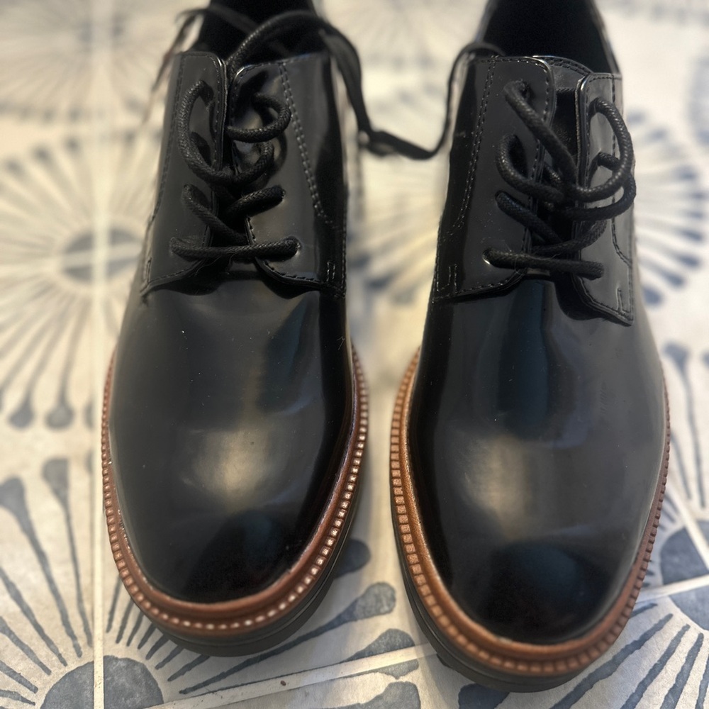 Zara Black and Brown Men's Oxfords